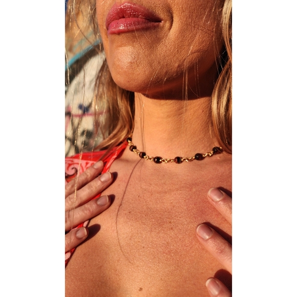 ❤️Faceted Red Tiger's Eye Necklace - Picture 6 of 12